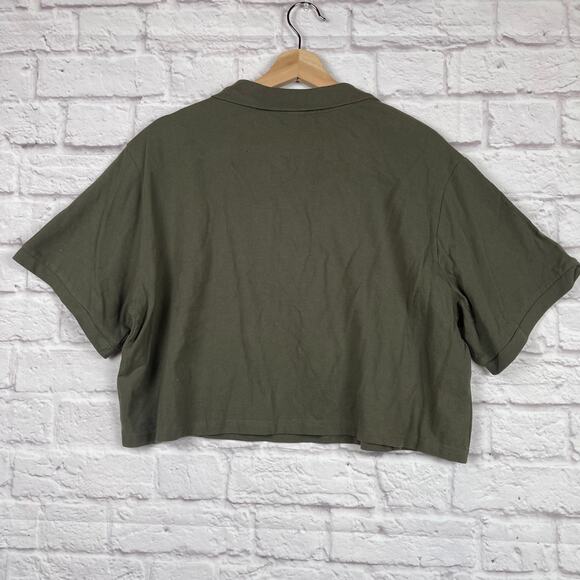 J5015 Wild Fable polo crop top size XXL - Picture 6 of 6